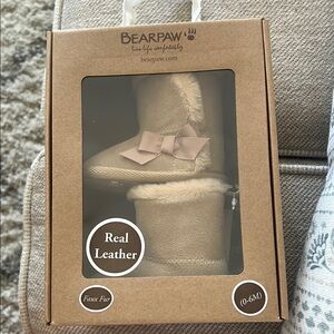 Bearpaw Tan Baby Boots